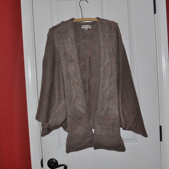 Knox Rose Sweaters - New KNOX ROSE Open-Front Cardigan w/Pockets [H4]